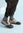 Walking shoe in nappa - black