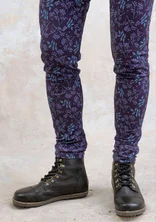 “Rowan” lyocell/elastane jersey leggings - blackberry