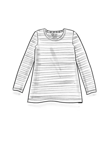 Basic-Streifenshirt aus Bio-Baumwolle - svart0SL0oblekt