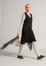Strickkleid „Raya“ aus Bio-Baumwolle - schwarz