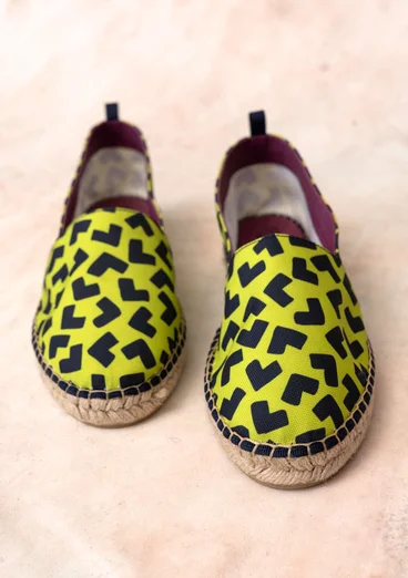 Espadrilles „Hake“ aus Baumwolle - tropengrün