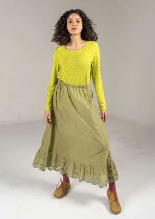 Woven organic cotton underskirt - thyme