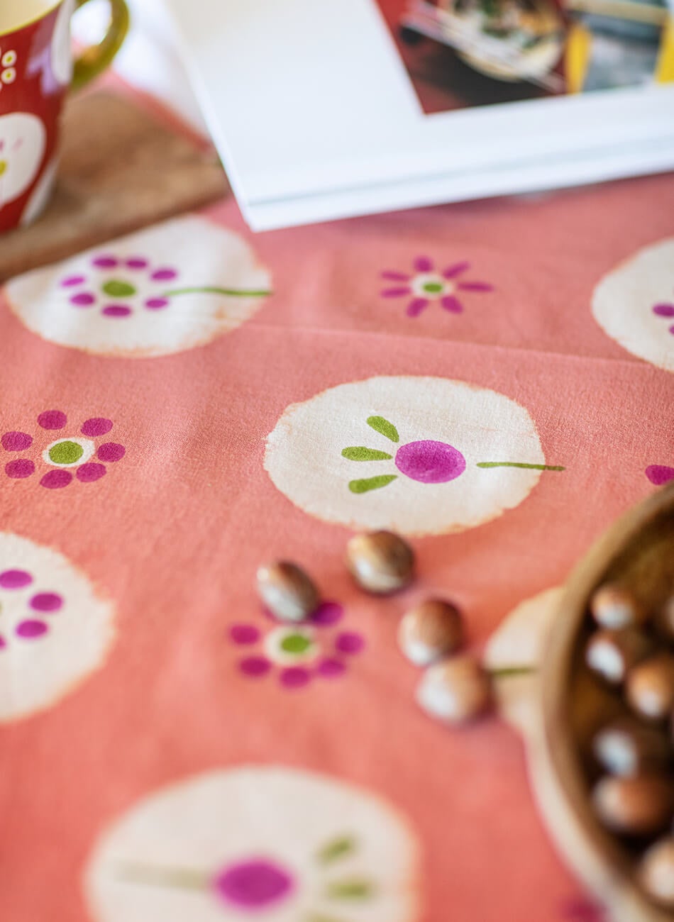 Tablecloth ”Indra” in organic cotton