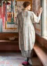 Kleid „Horisont“ aus Öko-Baumwolle (hellwarmgrau S)