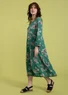 Robe en viscose tissée (absinthe XL)