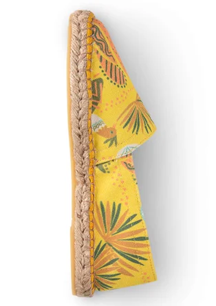 Espadrilles aus Baumwolle - goldregen