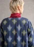 “Harda” woven indoor jacket in cotton (ink blue XS)