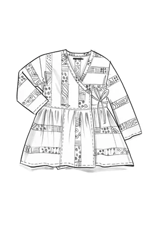 Blouse tissée « Zenit » en coton biologique - vanille