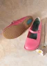 Babies en cuir nappa (flamant rose 42)
