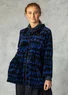 Veloursjacke „Paraguay“ aus Bio-Baumwolle/Recycling-Polyester (porzellanblau S)
