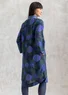 “Fizz” woven dress in linen/modal (ink blue XL)