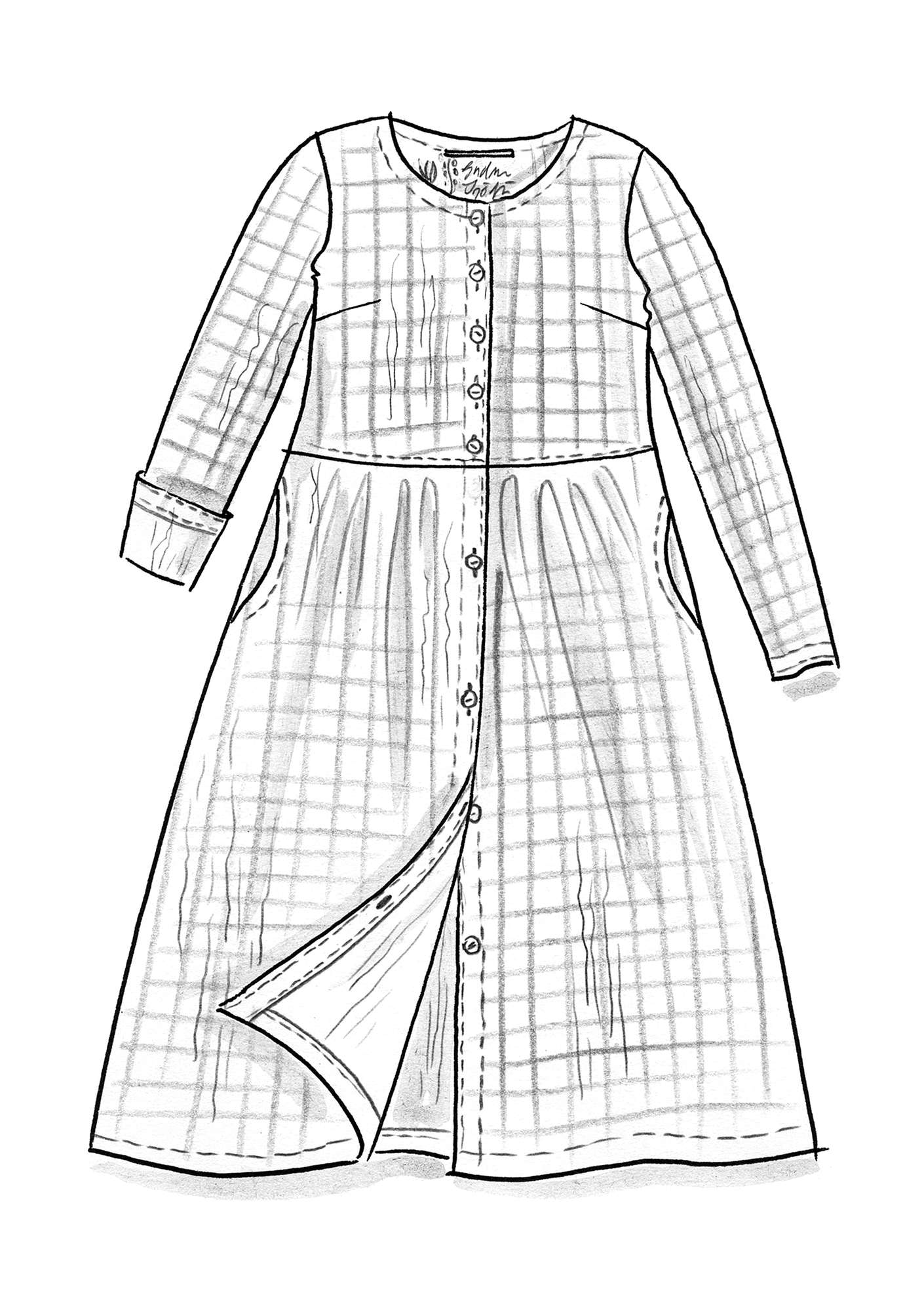Kleid aus Öko-Baumwolle allium thumbnail