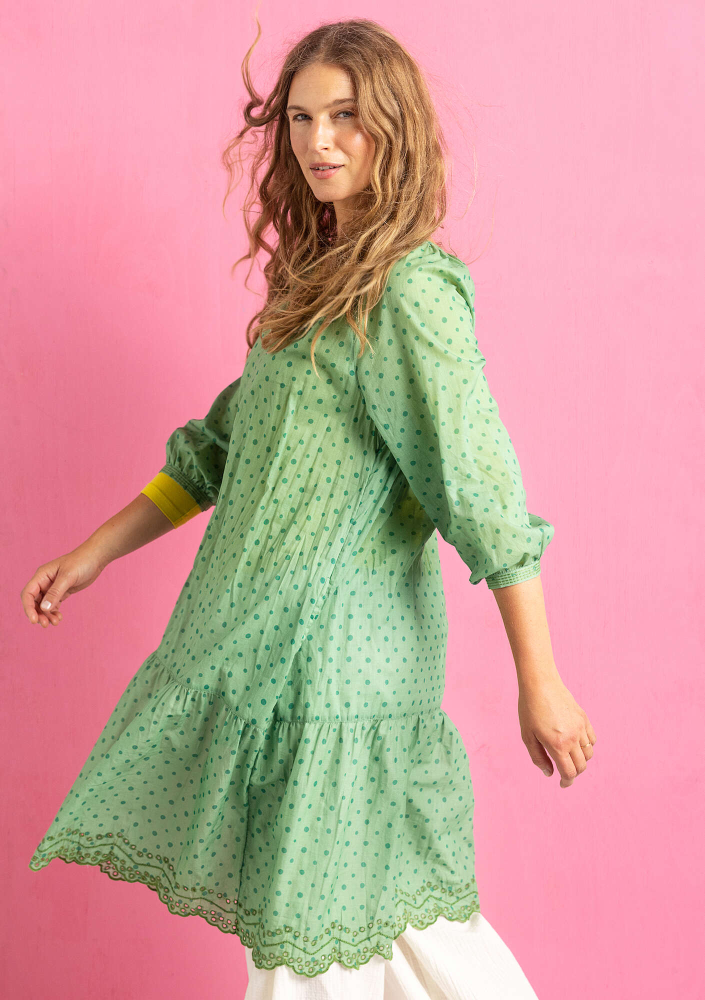 Robe tissée Lilly en coton biologique gudrunsjoden.com