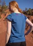 “Fernanda” organic cotton top (porcelain blue L)