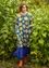 Trikåklänning "Sunflower" i lyocell/elastan (kornblå S)