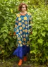 Trikotkleid „Sunflower“ aus Lyocell/Elasthan (kornblumenblau M)