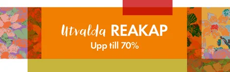 Utvalda reakap – upp till 70 %
