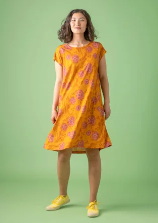 Tricot tuniek "Nypon" van biologisch katoen/modal - afrikaantje