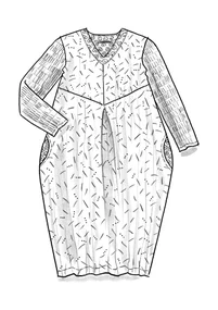 Kleid „Pinje“ aus Öko-Baumwolle - veilchen