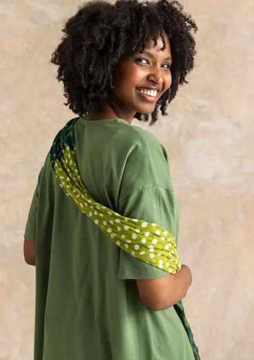 Jerseytunika ”Himla” i økologisk bomuld - rosmarin