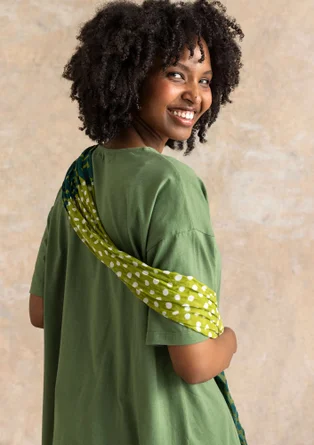 Jerseytunika ”Himla” i økologisk bomuld - rosmarin