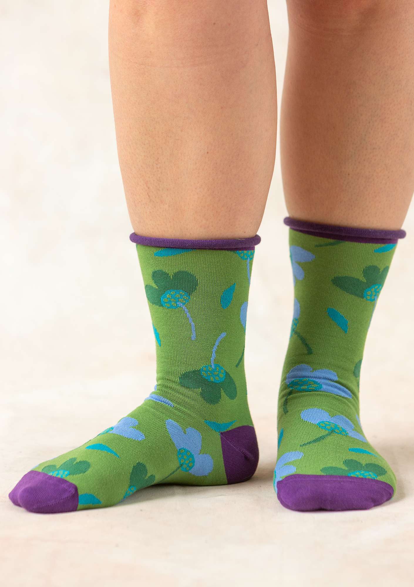 Socken „Rudbeckia“ aus Öko-Baumwolle koriander thumbnail