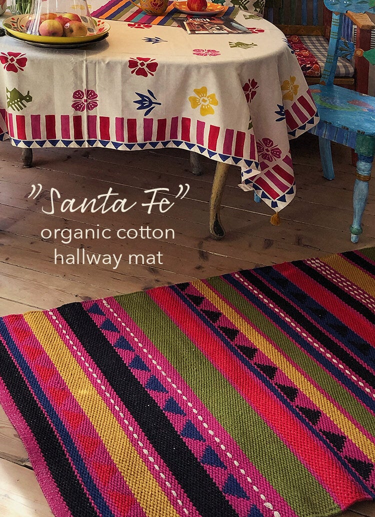 “Santa Fe” organic cotton hallway mat