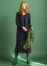 Tricot tuniek "Oriana" van biologisch katoen/modal (zwart XL)