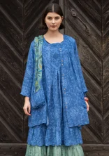 Artistblus "Elisabeth" i ekologisk bomull/lin - 
