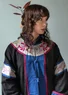 “Mei Lan” jacket in a viscose/cotton/linen blend (black S)