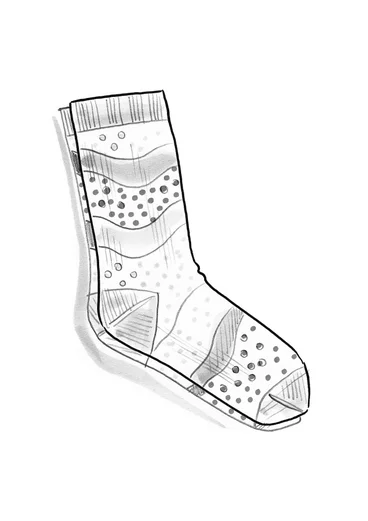 “Siv” organic cotton socks - indigo blue