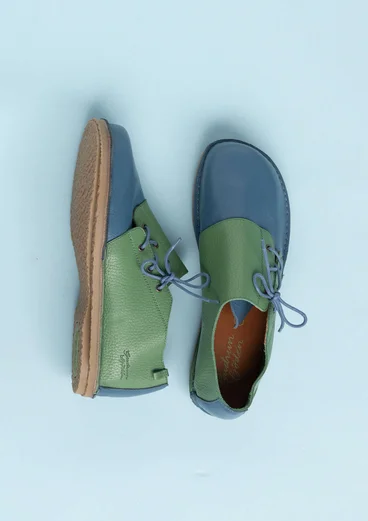 Nappa walking shoes - elm green