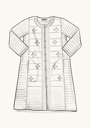 Kleid „Mandvi“ aus Leinen - masala