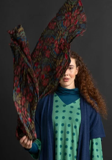 Tørklæde Hedda" i økologisk bomuld - fransk ristet