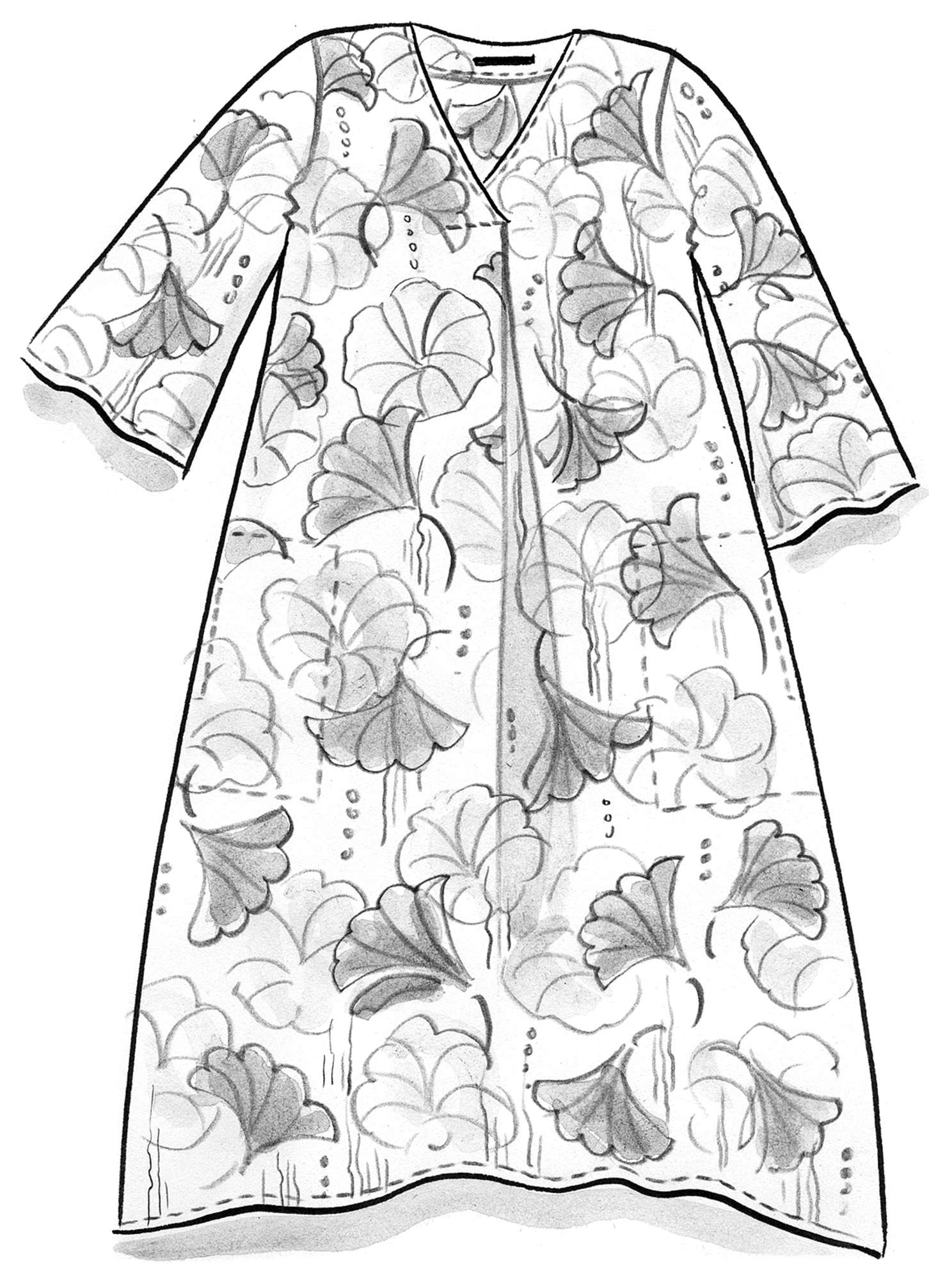 Kleid „Charmante“ aus Viskosestoff