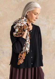 Gilet en coton recyclé - noir