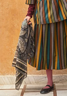Foulard "Okinawa" en laine - noir
