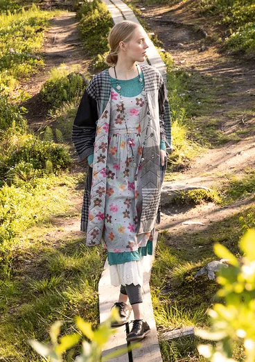 Veste "Madras" en coton biologique - noir