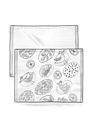 Set de table « Nest » en coton biologique -