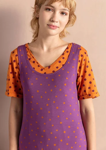 Robe "Pytte" en jersey de lyocell/élasthanne - hortensia foncé/masala