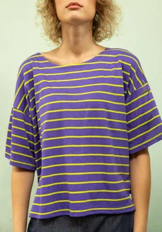 Shirt „Elise“ aus Bio-Baumwolle/Modal - amethyst