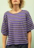 “Elise” organic cotton/modal top (amethyst L)