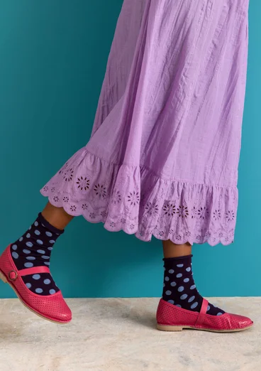 Ballerinas aus Nappaleder - hellalpenveilchen