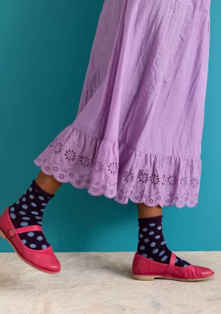 Ballerinas aus Nappaleder - hellalpenveilchen