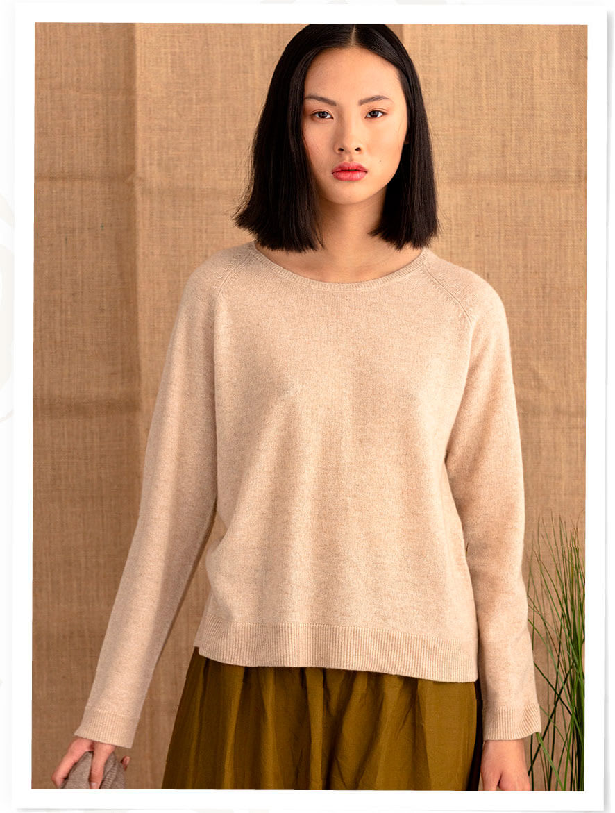 Sweater in cashmere