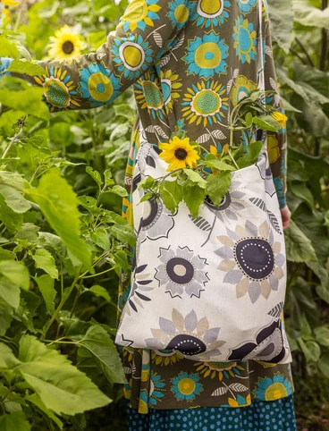 Tasche „Sunflower“ aus Öko-Baumwolle/Leinen - oblekt