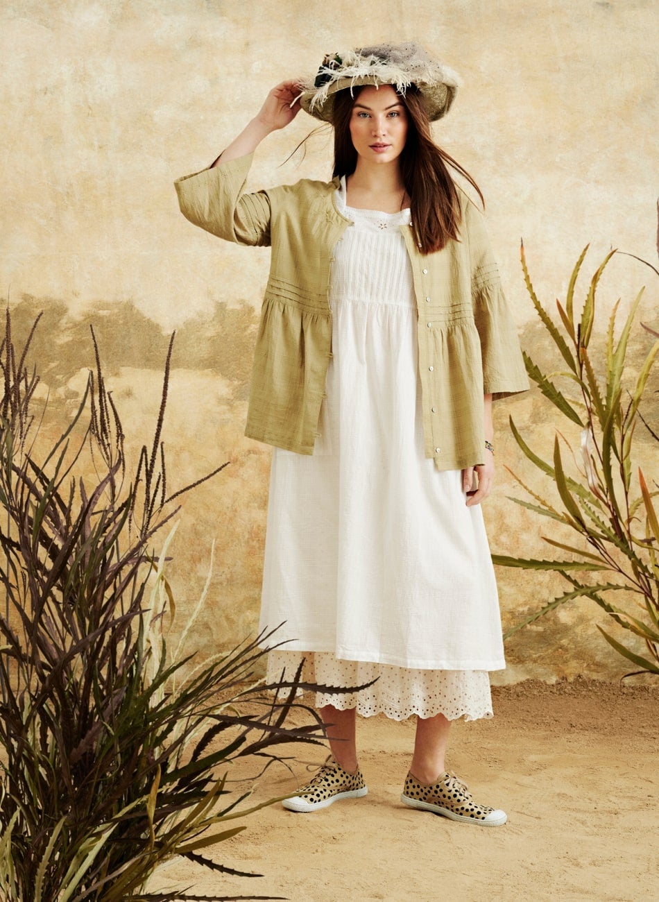 “Tania” woven organic cotton dress