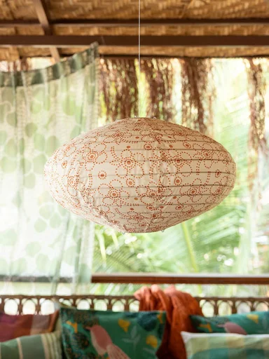 “Peru” lampshade in organic cotton