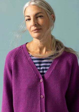 Recycled cotton cardigan - mayflower