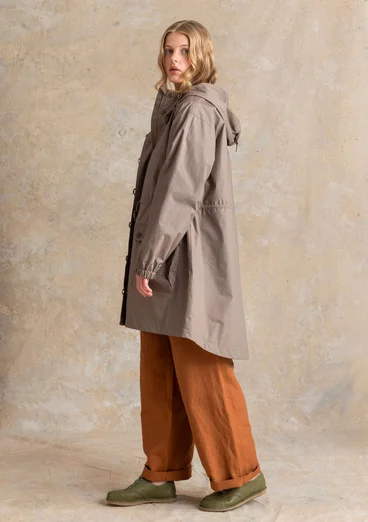 Parka „Vendela“ aus Bio-Baumwollgewebe - hellkartoffel